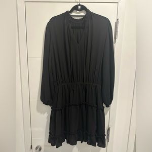 Black long sleeve dress